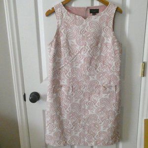 EUC Victoria Beckham | Target Womens Pink White Sleeveless Mini Dress Sz Medium